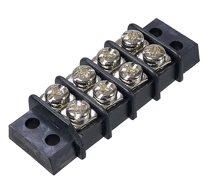 Bornier à vis double 300V 20A - 4 positions
