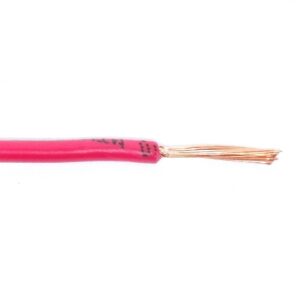 Fil 1 conducteur 18 AWG multibrins rouge