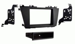 Ensemble de fixation de radio pour voitures Mazda 5 2012 simple din noir