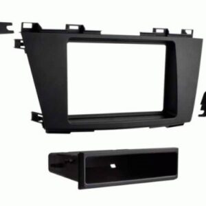 Ensemble de fixation de radio pour voitures Mazda 5 2012 simple din noir