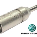 Adaptateur Neutrik 1/4" mâle stéréo à XLR mâle