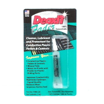 Nettoyant et lubrifiant pour potentiomètre 2 ml