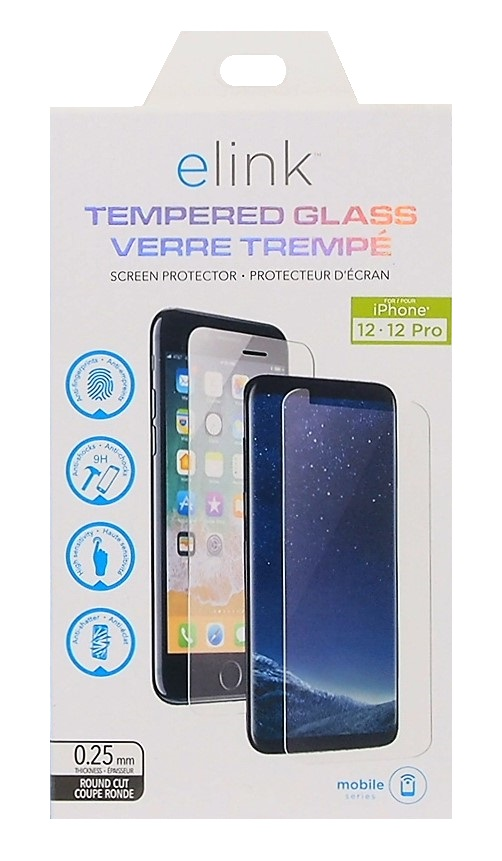 Protecteur d'écran verre trempé iPhone 12 / 12 Pro