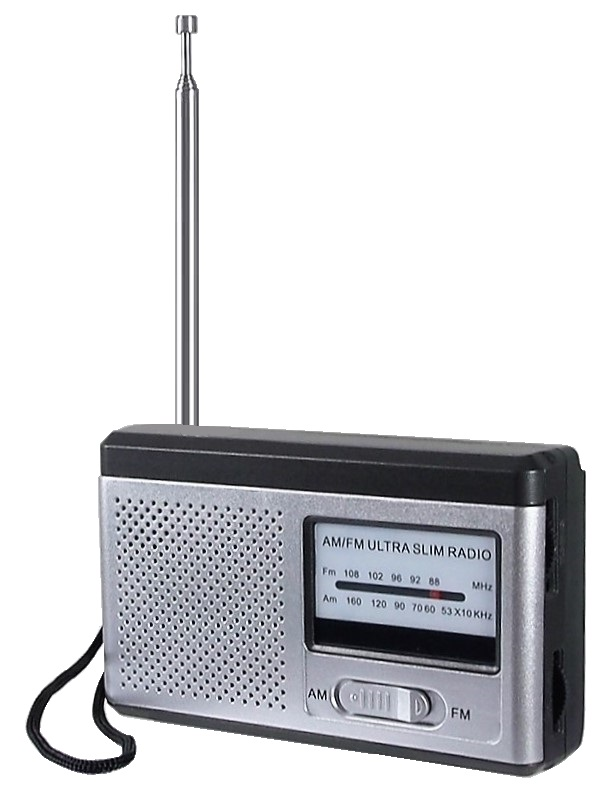 Radio portable ultra mince AM/FM