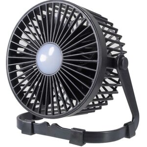 Lumière et ventilateur câble de charge et batterie inclus