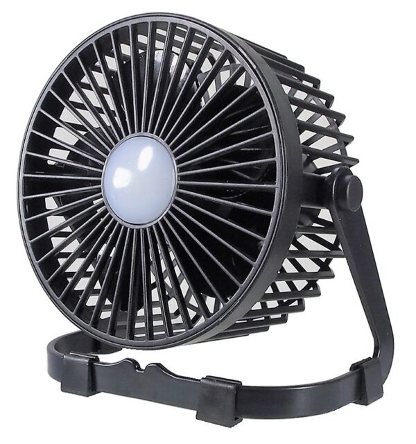 Lumière et ventilateur câble de charge et batterie inclus