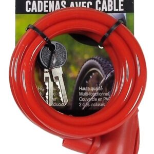 Cadenas avec câble pour vélo