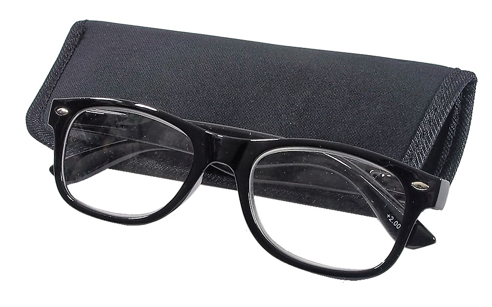Lunette de lecture pour homme avec étui + 2.00
