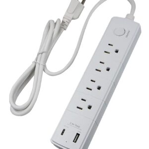 Multiprise avec 4 outlet + usb-a + usb c 5ft 1.5m