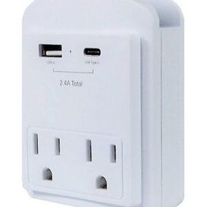 Multiprise charge rapide 2xprises +1 x usb-a 1 x usb-usb c