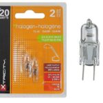 Ampoule halogène claire T3 12 Volts - 20 Watts culot g4