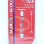 Ampoule halogène T3 78 mm 130 Volts - 100 Watts