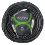 Câble Digiflex 1/4" à 1/4" mâle stéréo 50 pieds