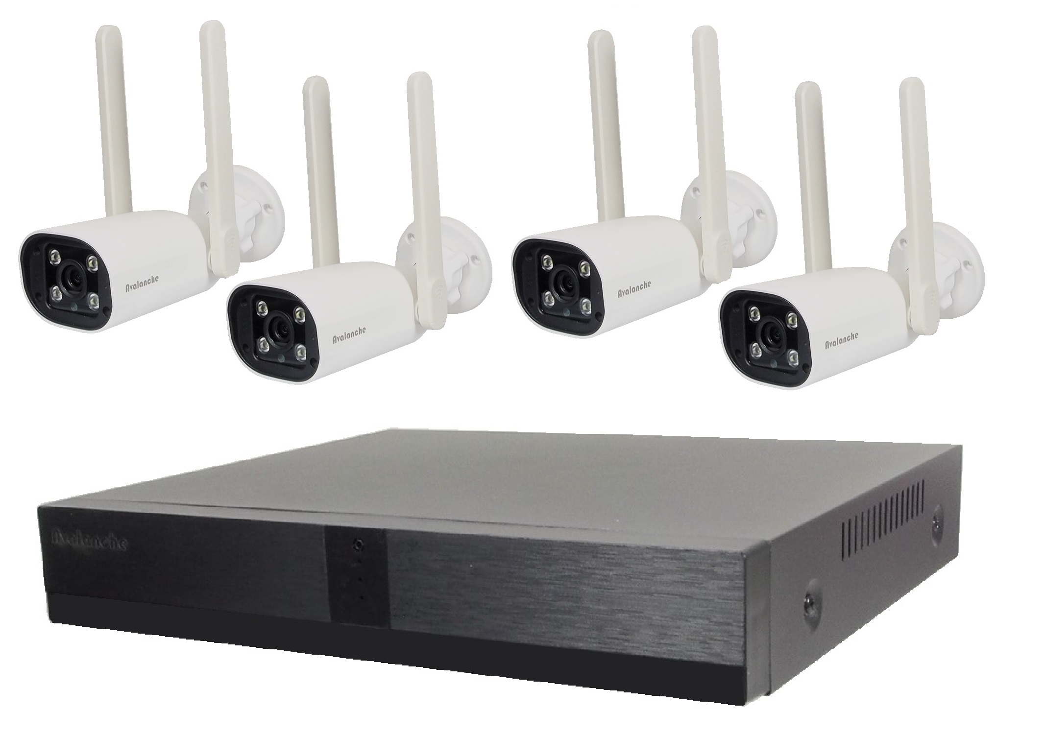 Enregistreur NRV 4 canaux Wi-Fi 1080P + 4 caméras