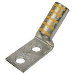 TERMINAL 54868 DOUBLE A 45 DEG POUR FIL DE CALIBRE 250 KCMIL, VIS 3/8"
