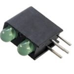 Double DEL verte de 3mm