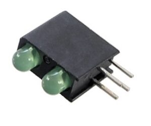 Double DEL verte de 3mm