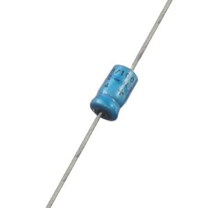 Condensateur axial polarisé 100 µF à 10 VDC