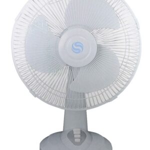 Ventilateur oscillant 12 pouces 3 contrôlesde vitesses de couleur blanc
