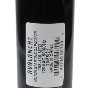 Condensateur pour moteur 220 VAC / 108-130 uF