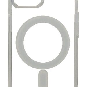 Étui pour un iphone 15 coque transparent avec rond magnétique