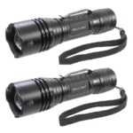 Gearlight lampes de poche 2X tactiques LED Lumineuses, zoomables, avec lumens élevés