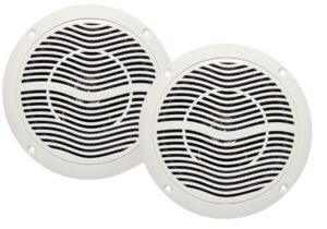 Ensemble de 2 haut-parleurs marins de 4 ohms - 5"IMPEDENCE 4 OHMS