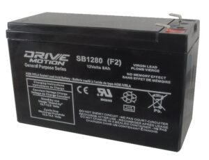 Batterie rechargeable 12 Volts, 8 Ah. 2.5 po.