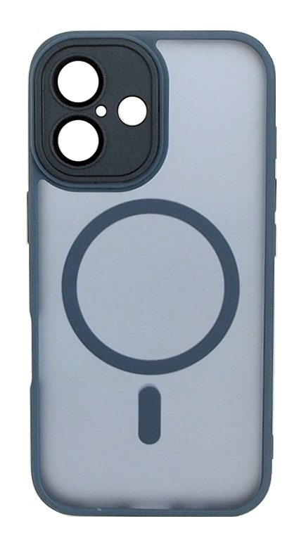 Étui rigide pour iPhone16 coque bleue