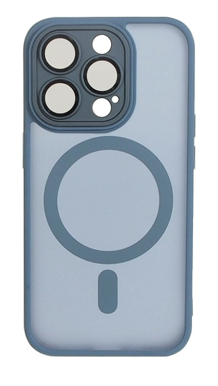 Étui rigide pour iPhone16 Pro coque bleue