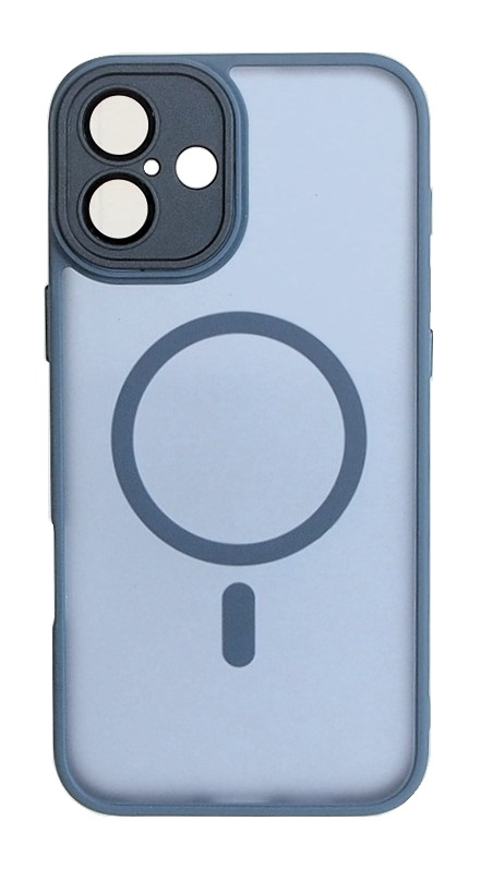 Étui rigide pour iPhone16 Plus coque bleue