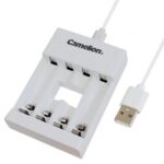chargeur de piles 2 en 1 prise murale AA-AAA-camelion