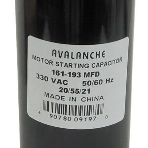 Condensateur pour moteur 161-193uf 330v cd60-7a