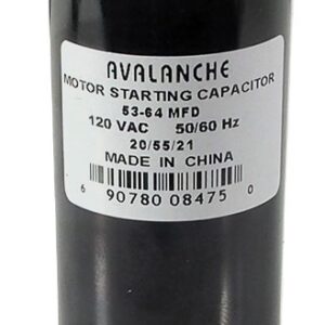 Condensateur pour moteur 53-64uf 120v cd60-7a