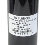 Condensateur pour moteur 53-64uf 330v cd60-7a