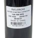 Condensateur pour moteur 130-156uf 330v cd60-7a