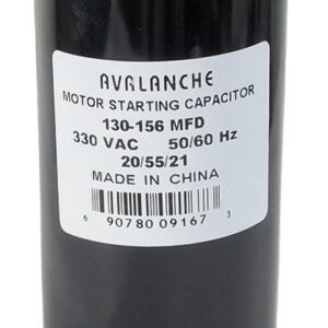 Condensateur pour moteur 130-156uf 330v cd60-7a