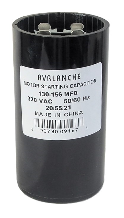 Condensateur pour moteur 330 VAC / 130-156 µF