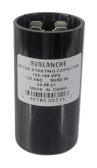 Condensateur pour moteur 125 VAC,  130-156 µF