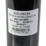 Condensateur pour moteur 108-130uf 330v cd60-7a