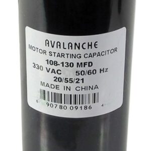 Condensateur pour moteur 108-130uf 330v cd60-7a