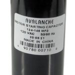 Condensateur pour moteur 124-149uf 120v cd60-7a
