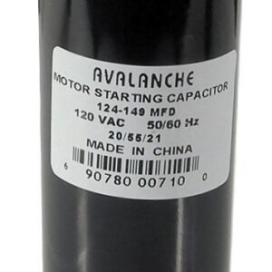 Condensateur pour moteur 124-149uf 120v cd60-7a