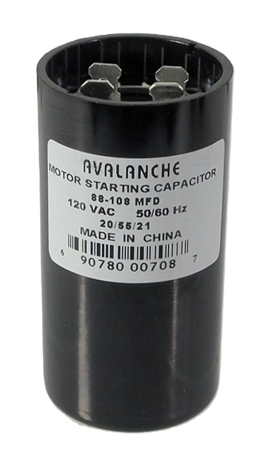 Condensateur pour moteur 125 VAC 88-108 µF