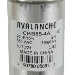 Condensateur pour moteur 450V 20µF ± 5% (40/70/21)