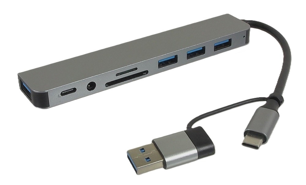 Concentrateur USB 3.0 à 8 ports USB-C