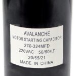 Condensateur pour moteur 220 VAC, 270-324 uF