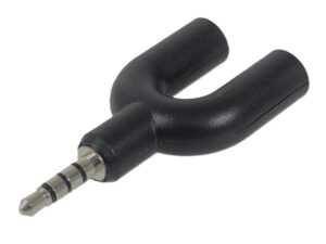 Câble 3.5 mm (1/8") mâle stéréo  à deux fiches 3.5 mm femelle.