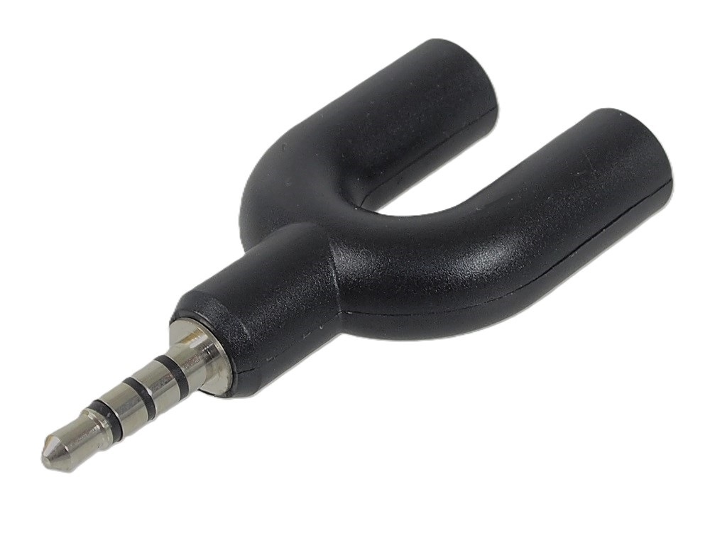 PRISE EN "Y" 3.5MM POUR CASQUE DÉCOUTE