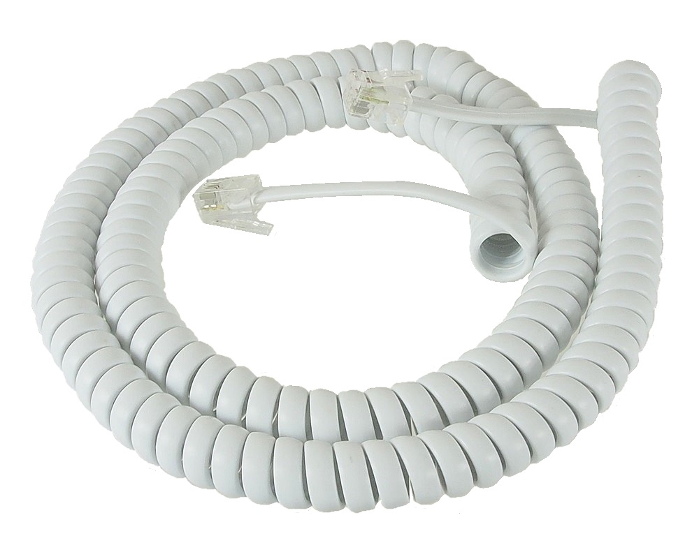 Cordon spiralé pour combiné téléphonique de 15 pieds